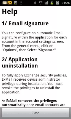 Скриншот приложения ExMail (Exchange) - №7