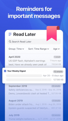 Скриншот приложения CleanEmail - №7