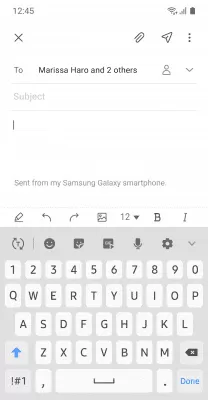 Скриншот приложения Samsung Email - №4