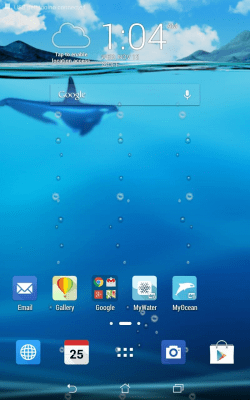 Скриншот приложения ASUS MyOcean (Live wallpaper) - №3
