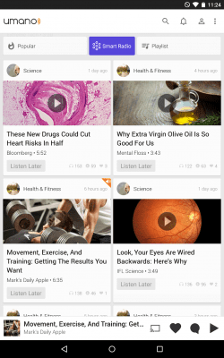 Скриншот приложения Umano: News Read to You - №5