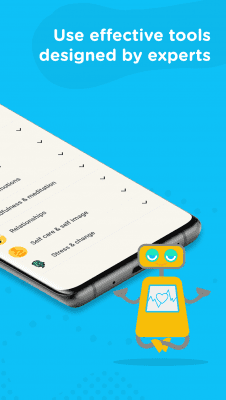Скриншот приложения Woebot: Your Self-Care Expert - №3