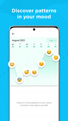 Скриншот приложения Woebot: Your Self-Care Expert - №4
