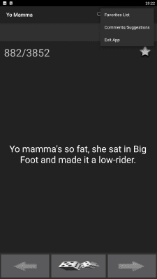 Скриншот приложения Yo Mamma - №3