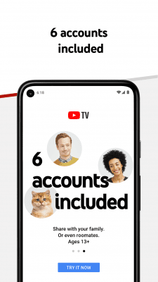 Скриншот приложения YouTube TV - Watch & Record Live TV - №5