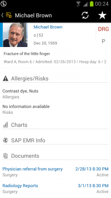 Скриншот приложения SAP EMR Unwired - №2