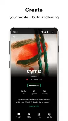 Скриншот приложения Loudly – Music. Video. People. - №7