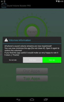 Скриншот приложения Sound Volume Booster PRO - №1