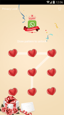 Скриншот приложения AppLock Theme - Heartbeats - №1