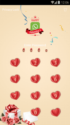 Скриншот приложения AppLock Theme - Heartbeats - №2