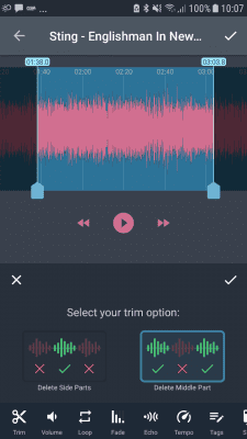 Скриншот приложения AndroSound Audio Editor - №5