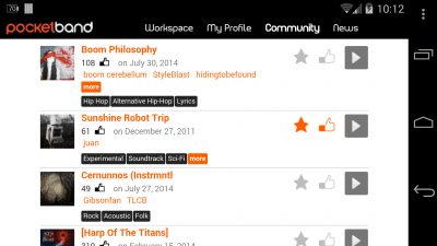 Скриншот приложения PocketBand Lite - №7