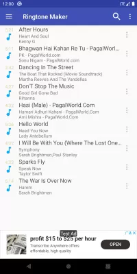 Скриншот приложения Ringtone Maker от Big Bang - №1