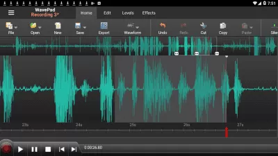 Скриншот приложения WavePad Audio Editor Free - №1