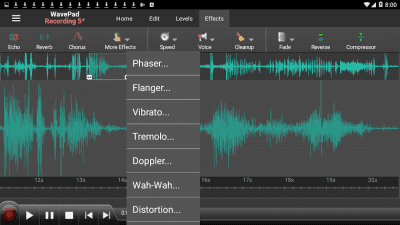 Скриншот приложения WavePad Audio Editor Free - №7
