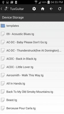 Скриншот приложения TuxGuitar - №3
