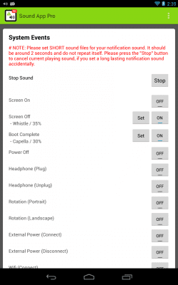 Скриншот приложения Звук приложения - №8