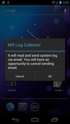 Скриншот приложения MX Log Collector - №1