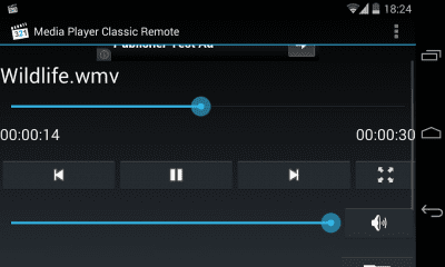 Скриншот приложения Media Player Classic Remote - №2