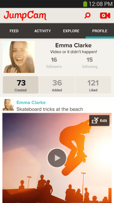Скриншот приложения JumpCam - Friends Video Camera - №4