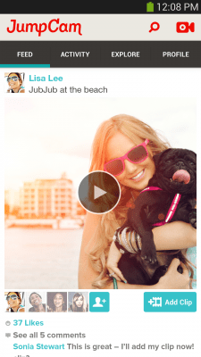 Скриншот приложения JumpCam - Friends Video Camera - №5