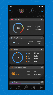 Скриншот приложения Garmin Connect - №1