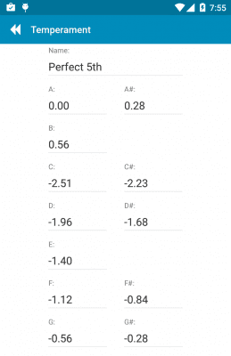 Скриншот приложения Tuner - gStrings Free - №6