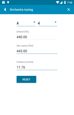 Скриншот приложения Tuner - gStrings Free - №7
