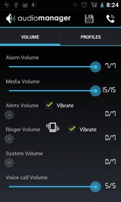 Скриншот приложения Locale AudioManager Plug-in - №2