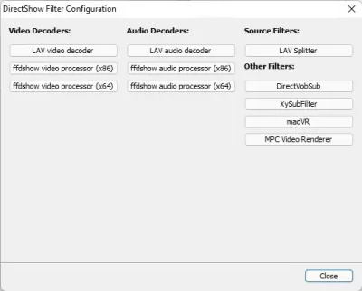 Скриншот приложения K-Lite Codec Pack - №6