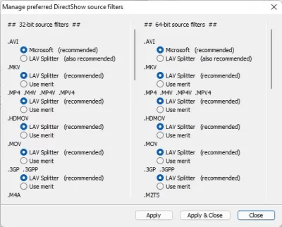 Скриншот приложения K-Lite Codec Pack - №7