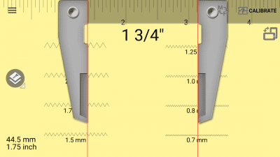 Скриншот приложения Измеритель шага резьбы - №2