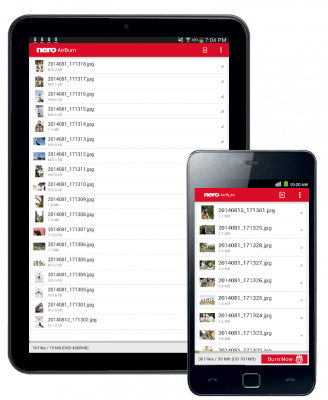 Скриншот приложения Nero AirBurn - №3