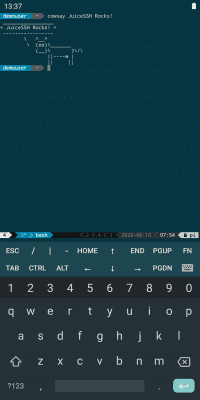 Скриншот приложения JuiceSSH - SSH Client - №3