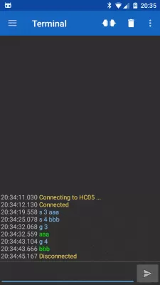 Скриншот приложения Serial Bluetooth Terminal - №1