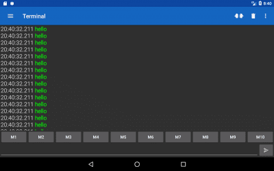 Скриншот приложения Serial Bluetooth Terminal - №9