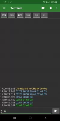 Скриншот приложения Serial USB Terminal - №2