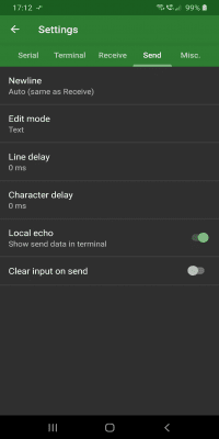 Скриншот приложения Serial USB Terminal - №7