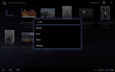 Скриншот приложения cr2-Thumbnailer Demo - №3
