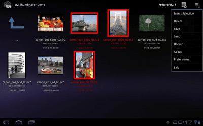 Скриншот приложения cr2-Thumbnailer Demo - №4