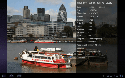 Скриншот приложения cr2-Thumbnailer Demo - №8