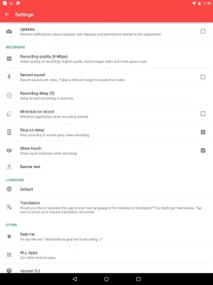 Скриншот приложения NLL Screen Recorder - №9