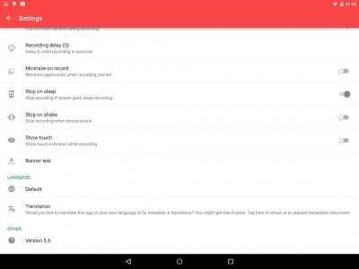 Скриншот приложения NLL Screen Recorder - №14