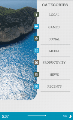 Скриншот приложения MYCOLORSCREEN Greece Seascape Theme - №4