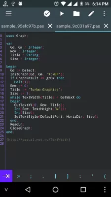 Скриншот приложения Pascal N-IDE - Editor And Compiler - Programming - №2