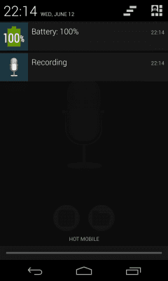 Скриншот приложения recording app - №4