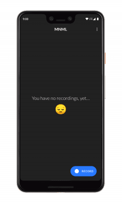 Скриншот приложения MNML Screen Recorder - №3