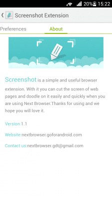 Скриншот приложения Скриншот для Next Browser - №8