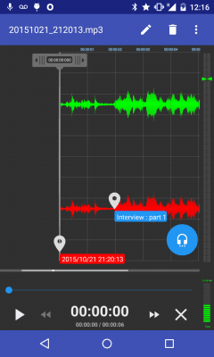 Скриншот приложения RecForge II - Audio Recorder - №1