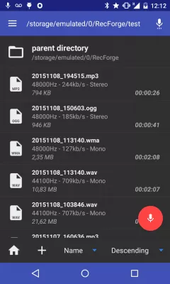 Скриншот приложения RecForge II - Audio Recorder - №6
